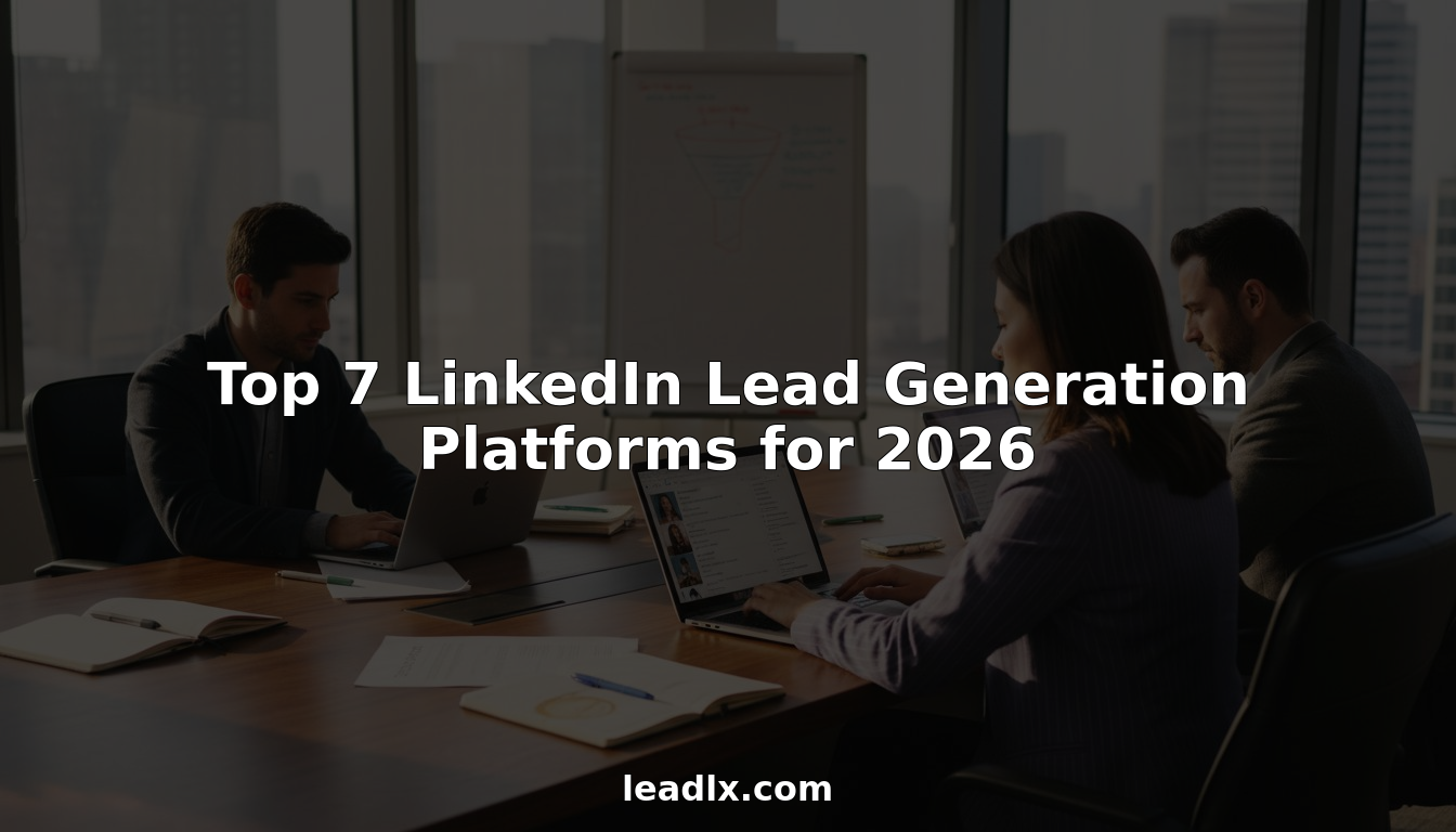 Top 7 LinkedIn Lead Generation Platforms for 2026