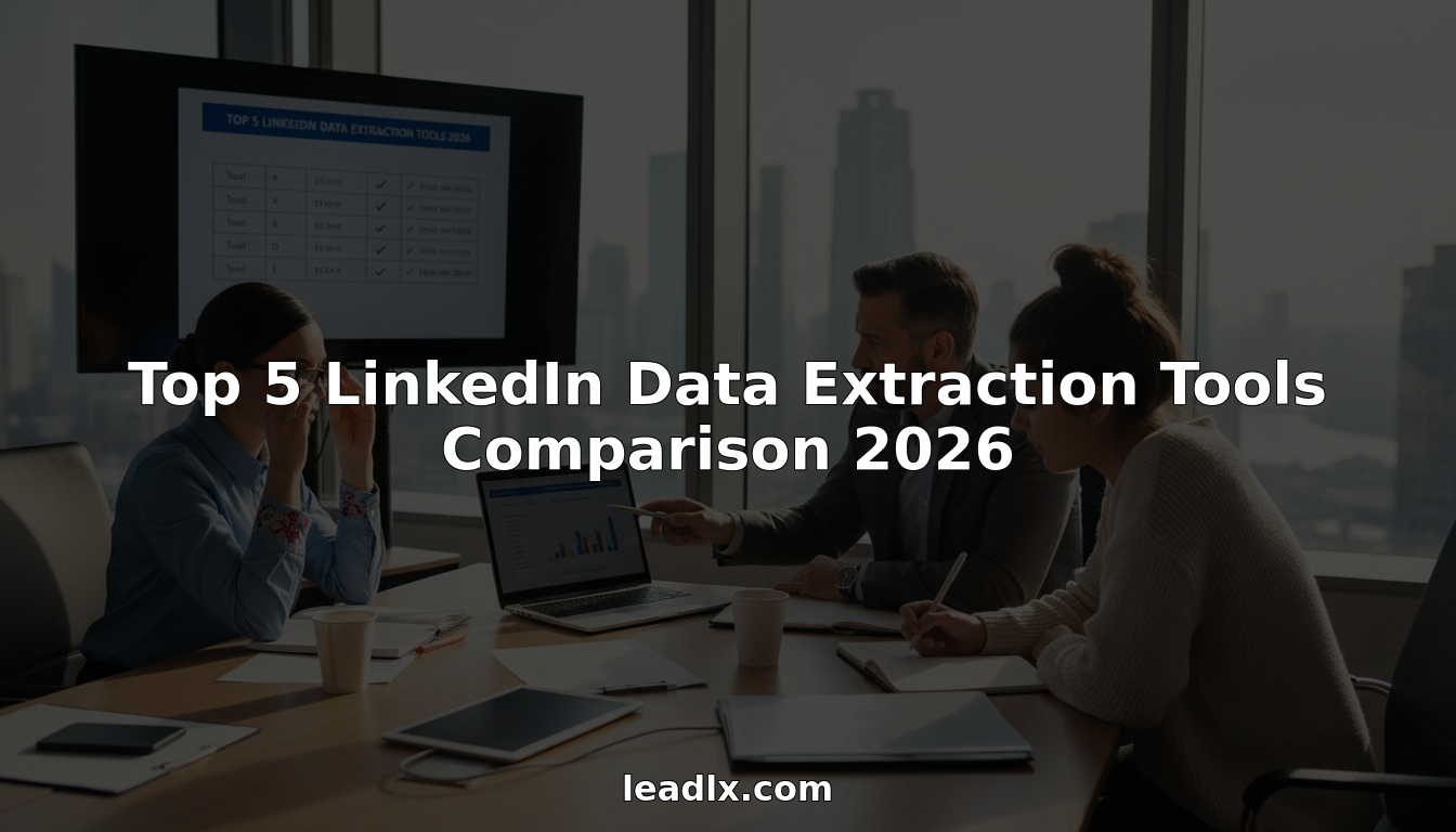 Top 5 LinkedIn Data Extraction Tools Comparison 2026